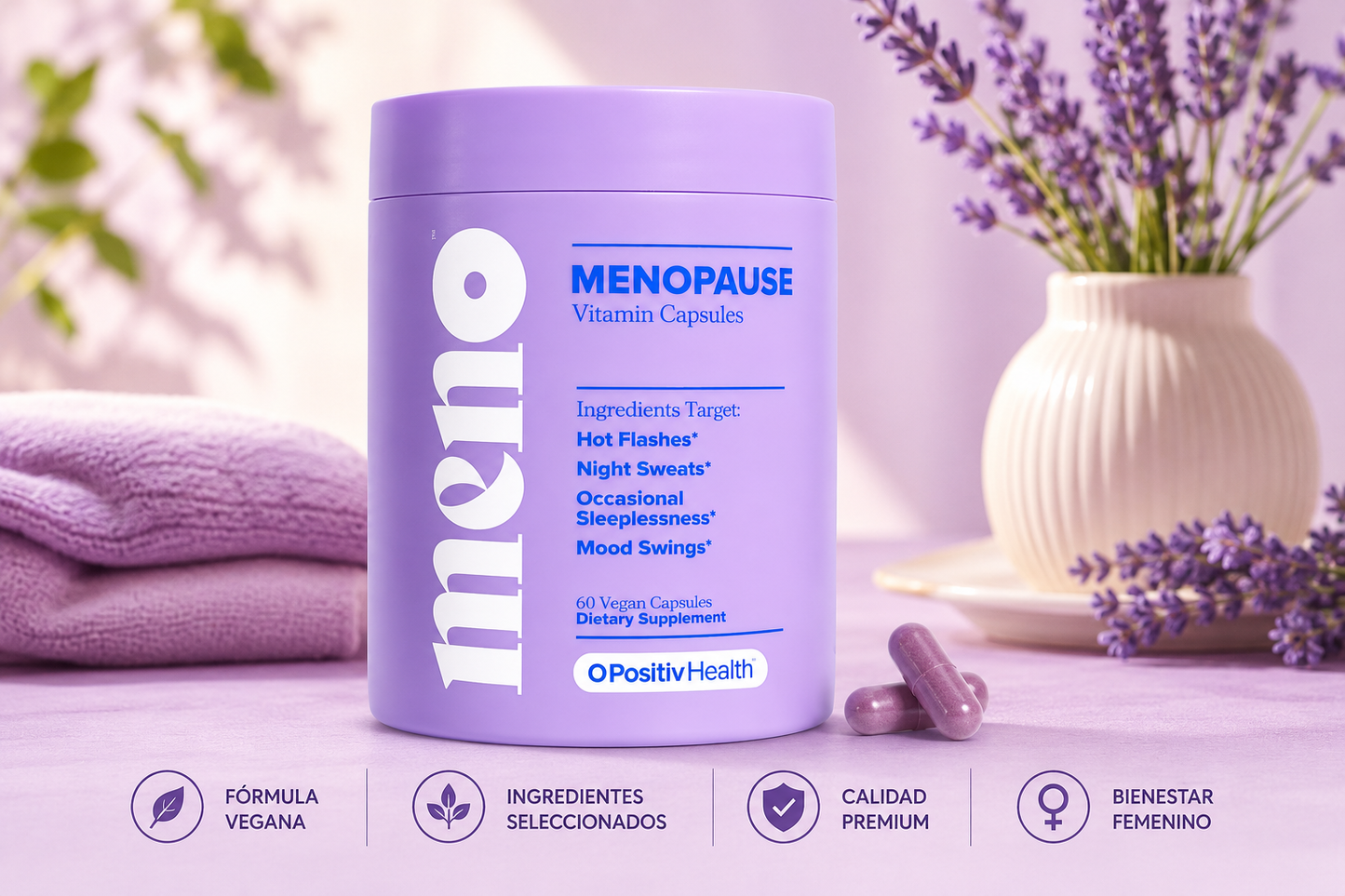 Bienestar y Equilibrio Durante la Menopausia con las Vitaminas Meno
