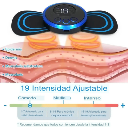 Mini Masajeador EMS para Cuello y Cuerpo