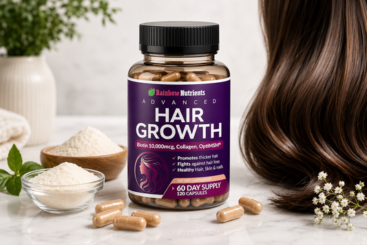 ⭐🌹 Cabello Más Fuerte, Piel Radiante y Uñas Saludables con Advanced Hair Growth