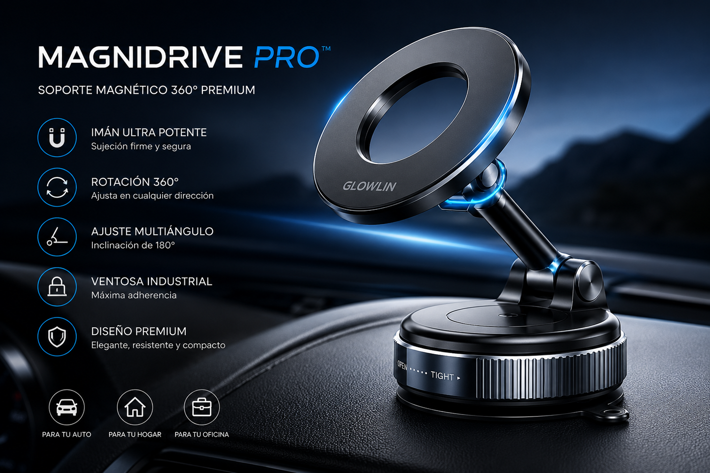 🚘 Conduce Más Seguro y Mantén Tu Pantalla Siempre Visible con MagniDrive Pro™